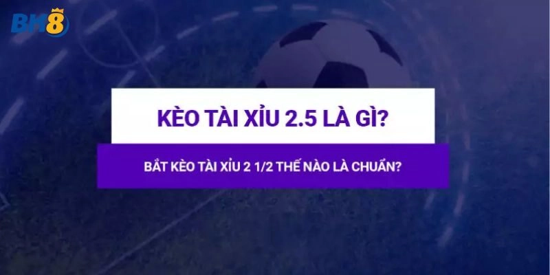 Tài Xỉu 2.5 Bàn Thắng – Giải Mã Tỷ Lệ Kèo Over/Under 2 1/2